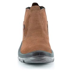 Bota PVC Com Elastico Nobuck Com Biqueira 43 Café - Crival