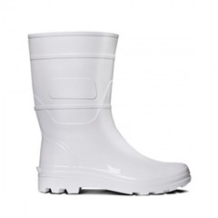Bota Pvc Com Cano Longo E Com Forro Branco - Crival