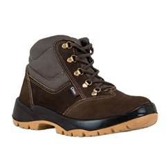Bota Pvc Grupon Com Amarras E Com Bico 42 Café - Crival