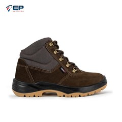 Bota Pvc Grupon Com Amarras E Com Bico Café - Crival