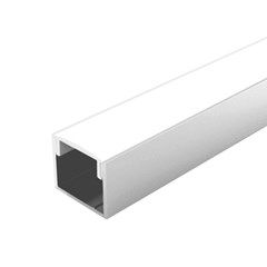 Perfil Sobrepor Led 2000x17x14mm Branco - Confiseg