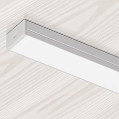 Perfil Sob Led 3000x17x14mm Branco - Confiseg