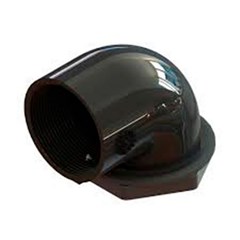 Box Curvo Pvc 1.1/2”” Redução 1”” Preto - Taf