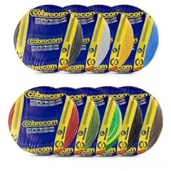 Cabo Flex 4,00mm² 750v 70° Amarelo 100m - Cobrecom