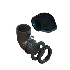 Box Curvo Pvc 1.1/2” Preta - Taf