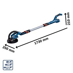 Lixadeira de parede GTR 550 127V 550W - Bosch