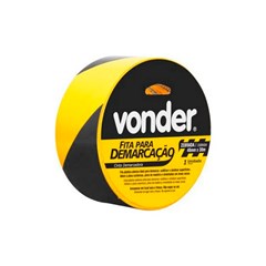 Fita De Demarcação Zebrada Adesiva 48x30mm - Vonder