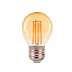 LAMPADA FILAM. G45 E27 4W 2400K AMBAR BV