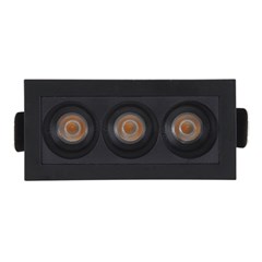 SPOT MINI EMB LED FOCCO QUAD 6W 2700K PT