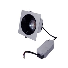 Spot LED Quadrado 7W Bivolt 2700K - GAYA