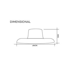 Plafon Simples E-27 100W Branco - Opl