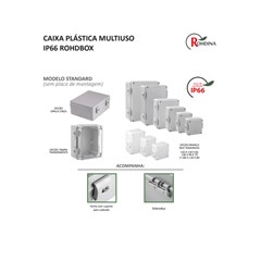 Quadro Comando 19x15x11 Opaco IP66 - Rohdina