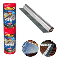 Manta Asfáltica Aluminizada Adesiva 60CMx10M - Dryko
