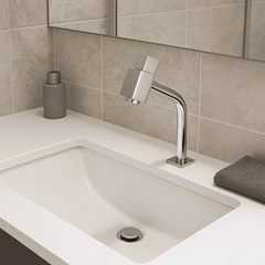 Torneira Lavatório Mesa Slim Square Light 4560 - Leão Metais
