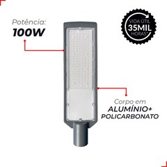Luminária Pública 100W 6500K - Avant