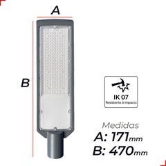 Luminária Pública 100W 6500K - Avant