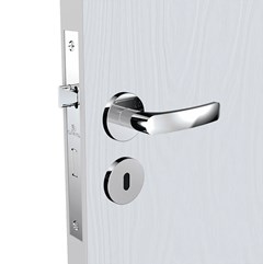 Fechadura Pali INT 40x53 Oval Cromado - Soprano