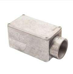 CONDULET ALUM E 1.1/4” C/TAMPA ROSCAVEL