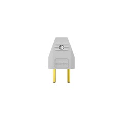 PLUG MACHO 2P 10A BR