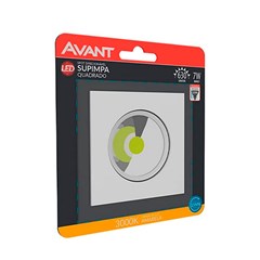 Spot Led Supimpa Quadrado 7w 3000k Bivolt - Avant