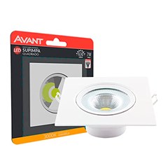 Spot Led Supimpa Quadrado 7w 3000k Bivolt - Avant