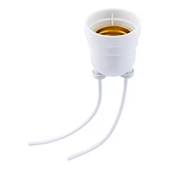 Bocal Com Rabicho E-27 4A Branco Bivolt - Rohdina