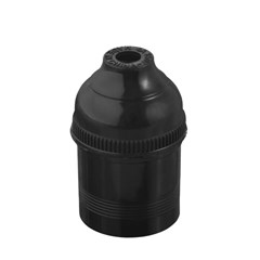 Bocal Termico E-27 Pendente Sem Chave Preto - Rohdina