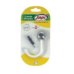 Cabide Banheiro Samba Branca - Japi