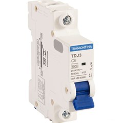 DISJUNTOR 1P CURVA C  6A 3KA