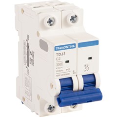 DISJUNTOR 2P CURVA C 2A 3KA