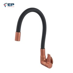 Torneira Cozinha Mesa Movel Preto Rose - Leão Metais