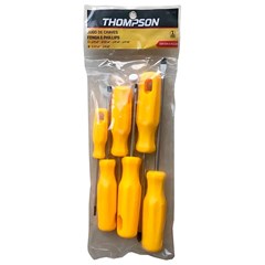 Jogo de Chave de Fenda/Phillips 6 Unidades - Thompson