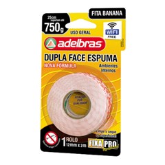 FITA DUPLA FACE ESPUMA 94 1 12MMX2M BR