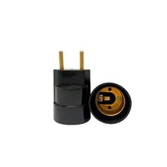 BOCAL ADAPTADOR C/PLUG E-27 4A PT