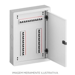 Quadro Distibuição Sobrepor 16 Disjuntores 100a Branco - Andaluz