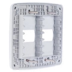 Placa 2 Posto 4x4 Miluz Branca - Schneider