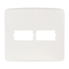 Placa 2 Posto 4x4 Miluz Branca - Schneider