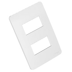 Placa 2 Posto 4x2 Orion Gamma Silver - Schneider