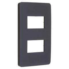 Placa 2 Posto 4x2 Orion Stellar Black - Schneider