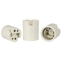 BOCAL PORCELANA E-40 LISO 16A BV