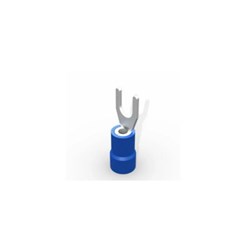 Terminal Pre-Isolado Garfo M4 1,0-2,5mm² Azul - Axt