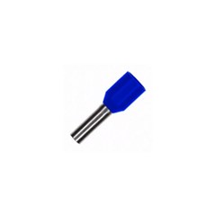 Terminal Pré-Isolado Ilhós Tubular 16mm² Azul - AXT