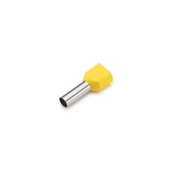 Terminal Pré-Isolado Duplo Tubular 6,00mm² Amarelo - AXT