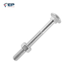 PARAFUSO MAQ UNC 3/8X4 C/PORCA ZC