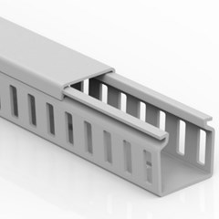 Canaleta Semi-Aberta 20x20x2000mm Cinza - Enerbras