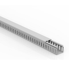 Canaleta Semi-Aberta 50x50x2000mm Cinza - Enerbras