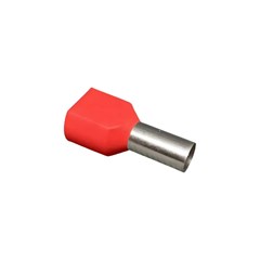 TERM. PRE-ISOLADO DUPLO TUB.10MM M6 VM