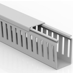 Canaleta Semi-Aberta 30x50x2000mm Cinza - Enerbras