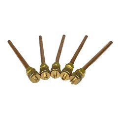 União Solda com Válvula Schrader 1/4” 100 mm - Gallant