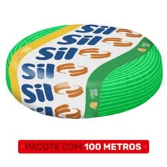 Cabo Flex 1,50mm² 750v 70°C Verde Com 100 Metros - Sil